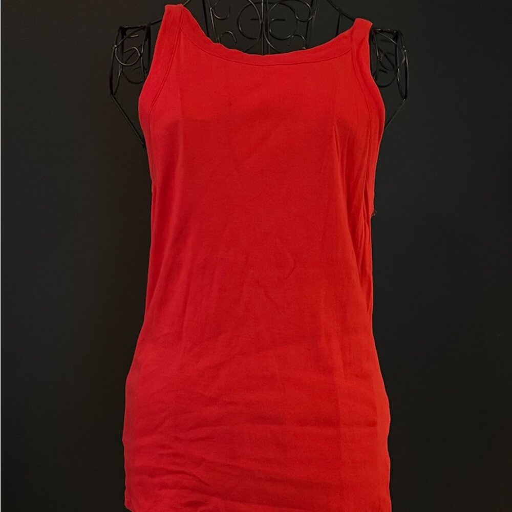 Ann Taylor Loft Red Tank Top